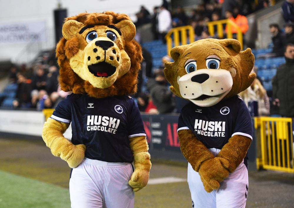 Millwall FC - Millwall V Preston North End Matchday Mascots