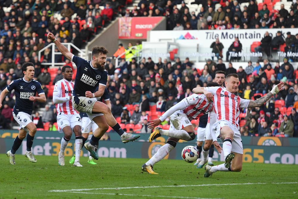 Millwall FC - The Action From Stoke City V Millwall