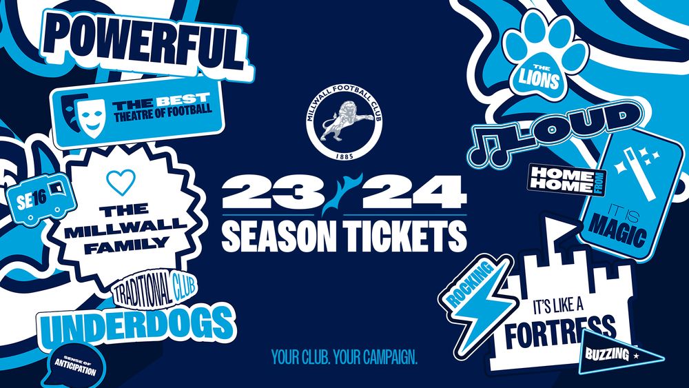Millwall launch season tickets for 2023-24 to celebrate 30 years at The Den  - Southwark News
