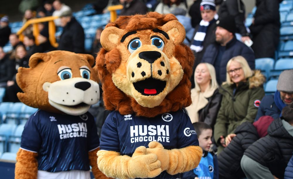 Millwall FC - Millwall V Preston North End Matchday Mascots