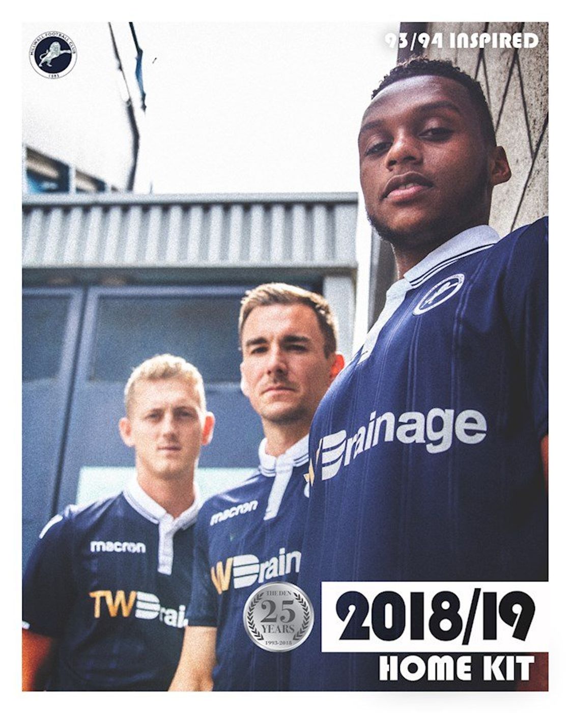 Millwall Home Kit 2018/19 - TW Drainage