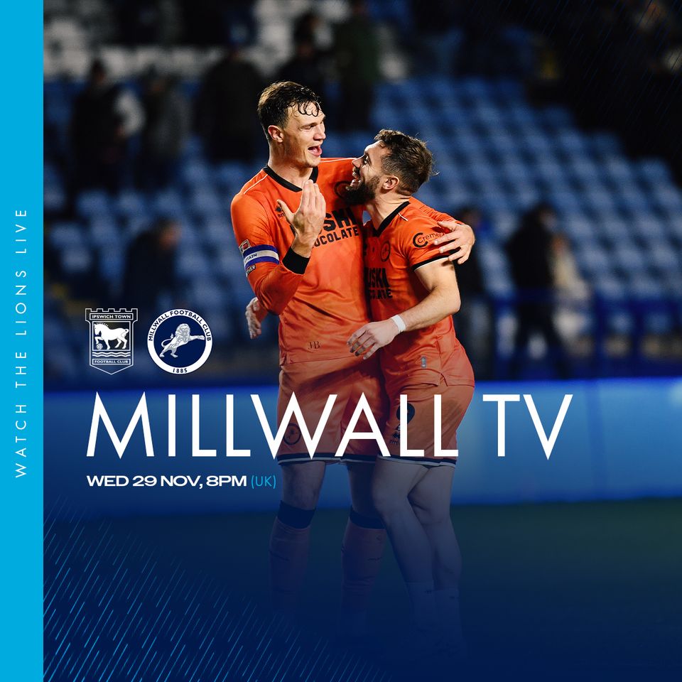 Ipswich Town vs Millwall 29.11.2023 hoje ⚽ Championship ⇒ Horário, gols