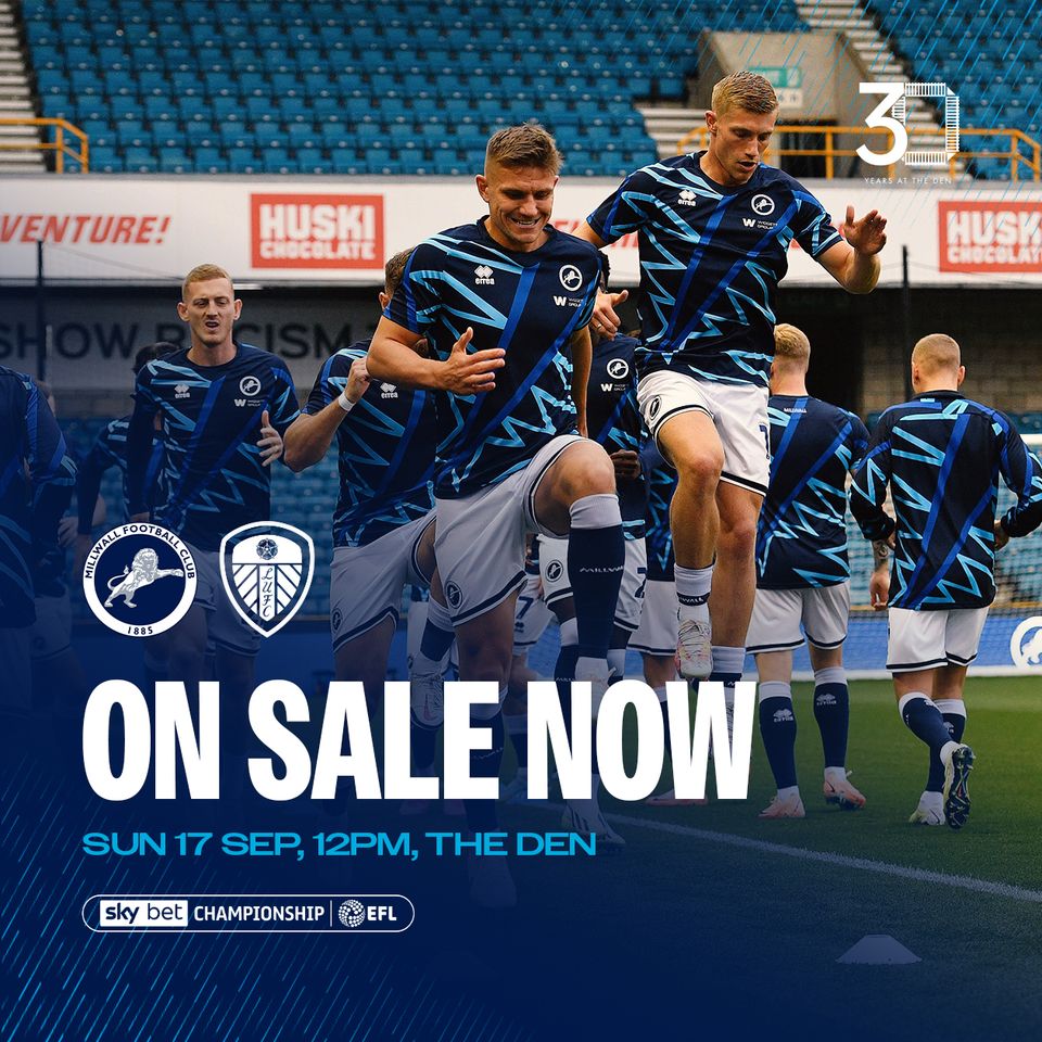 Millwall FC - Hospitality packages available for Millwall v Leeds United!